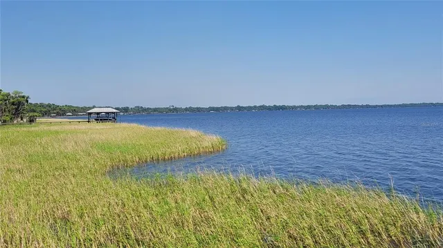a view of an ocean and beach