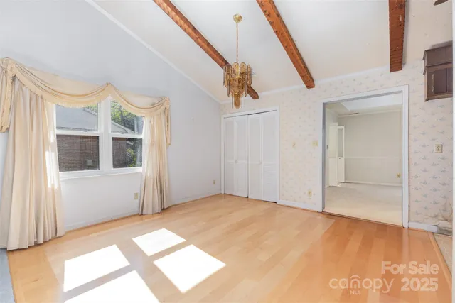 a view of an front door