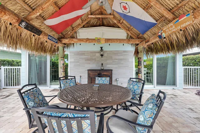 a view of a lake with a city