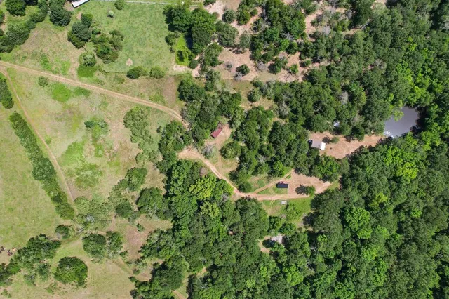 a view of a city with an outdoor space