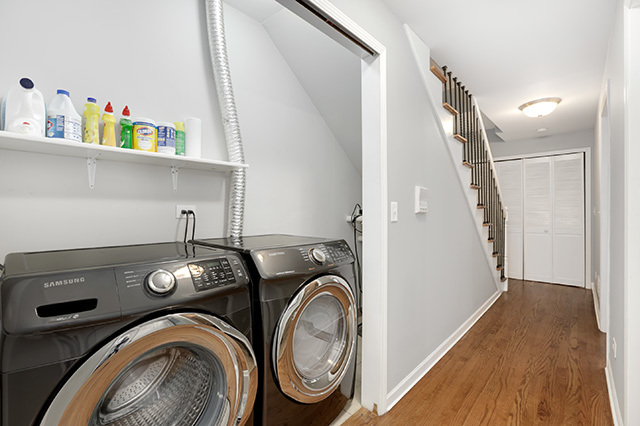 1731 South Ruble Street, Unit 1 Chicago, IL 60616 - Photo 23 of 25 a view of storage and utility room with washer and dryer