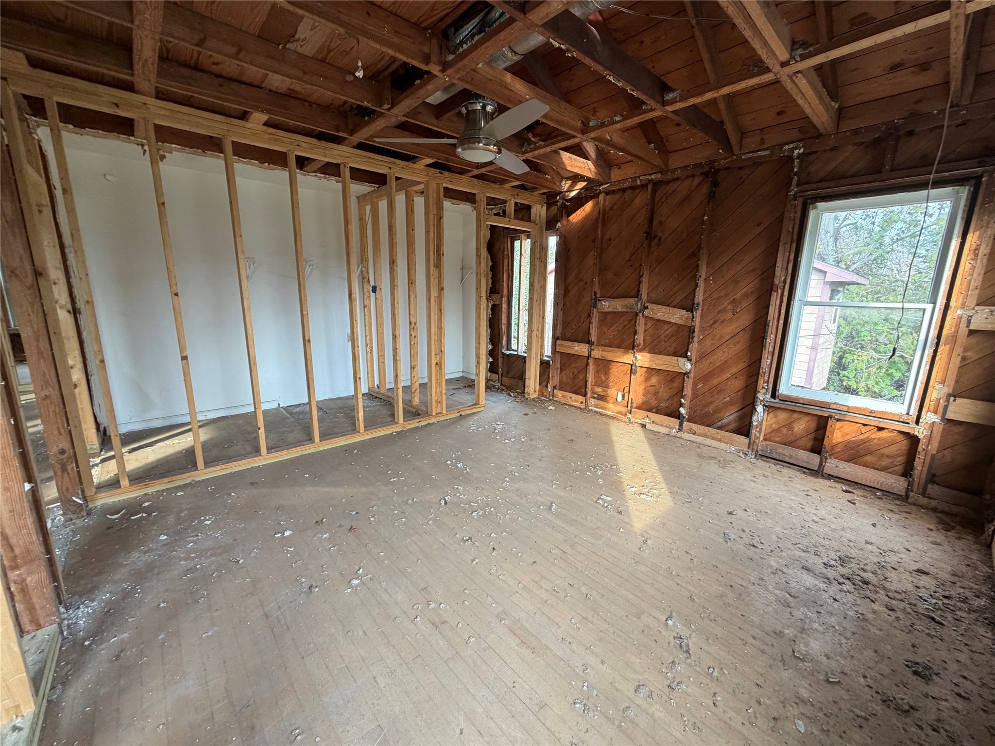 611 Mathis Street Houston, TX 77009 - Photo 13 of 22 a view of a room with wooden walls