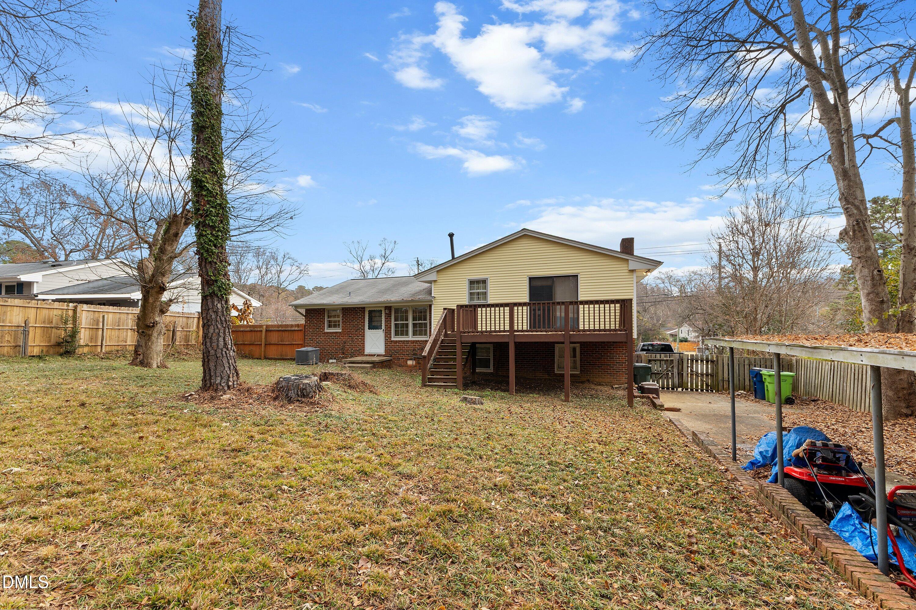 3605 Brentwood Road Raleigh, NC 27604 - Photo 41 of 42 a view of house with outdoor space and sitting area