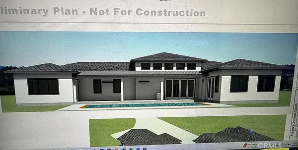 a front view of a building