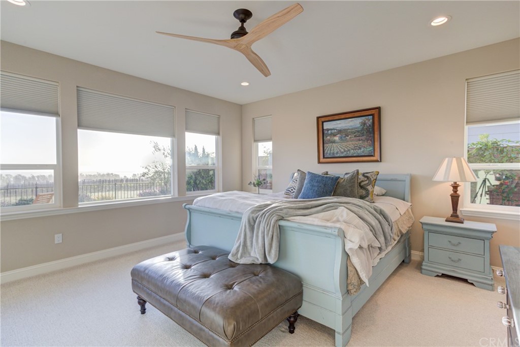 1582 Eucalyptus Road Nipomo, CA 93444 - Photo 31 of 62 a bedroom with a bed and a large window