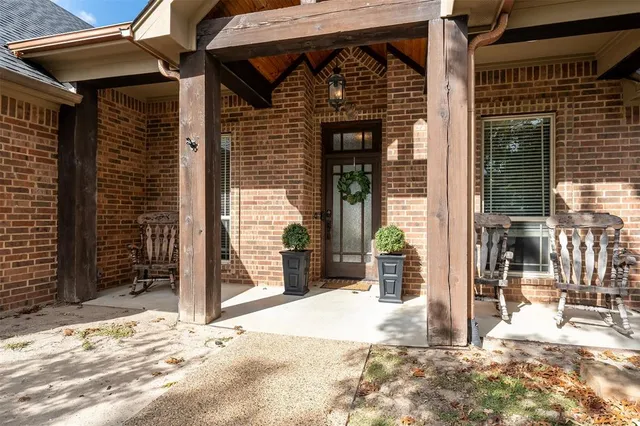 a view of a entryway door of the house