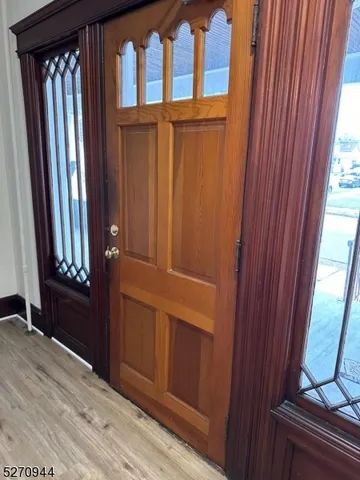 a view of front door