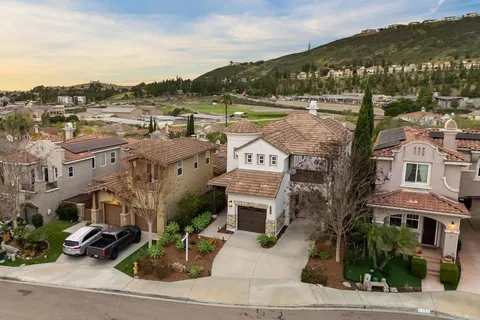 a view of a house with a outdoor space