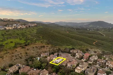 a view of a city from a balcony