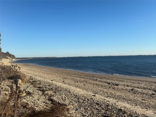 a view of beach and ocean
