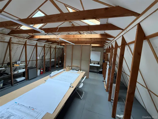 a room with furniture