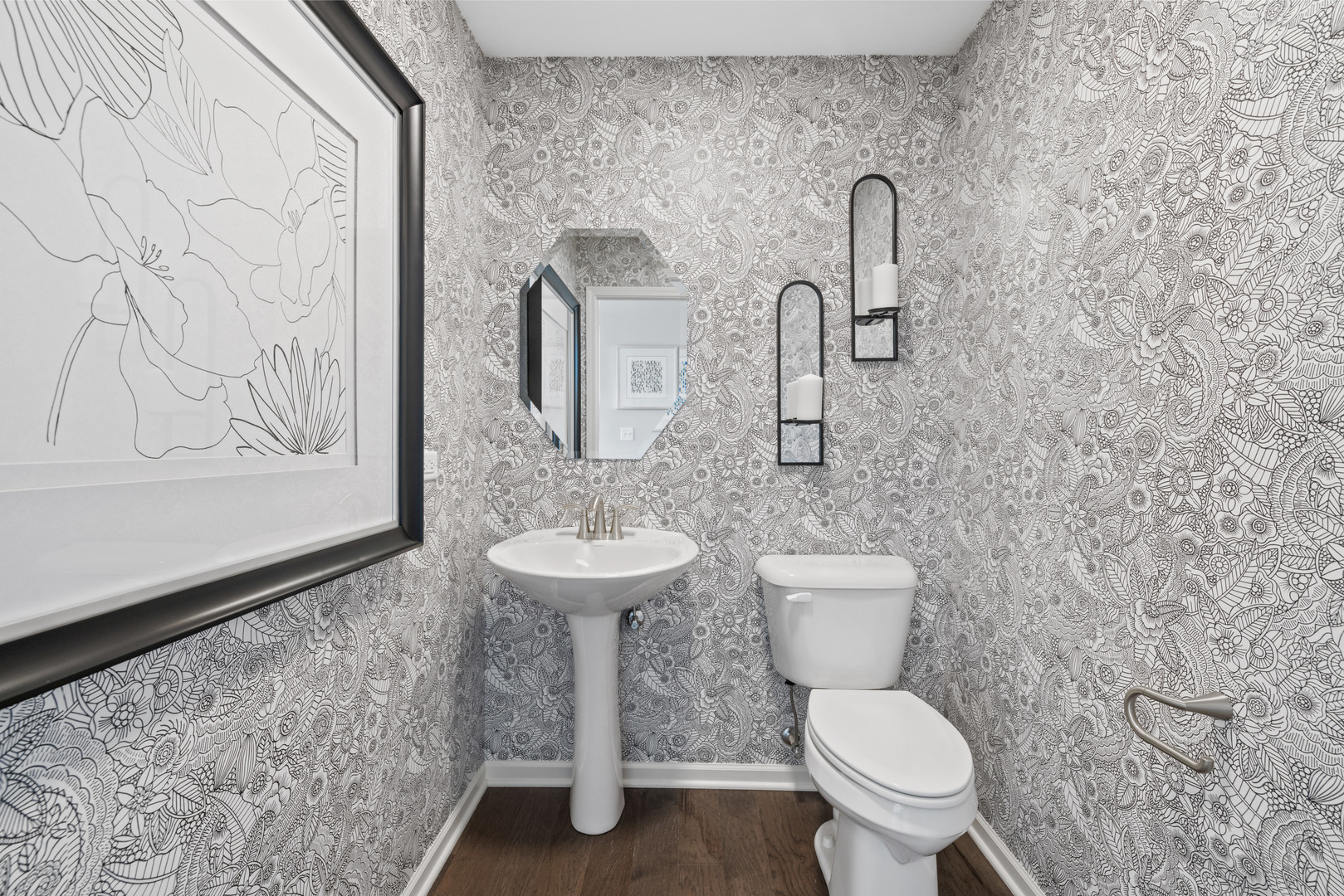 555 Wolverine Drive Aurora, IL 60502 - Photo 15 of 33 a bathroom with a toilet sink and mirror