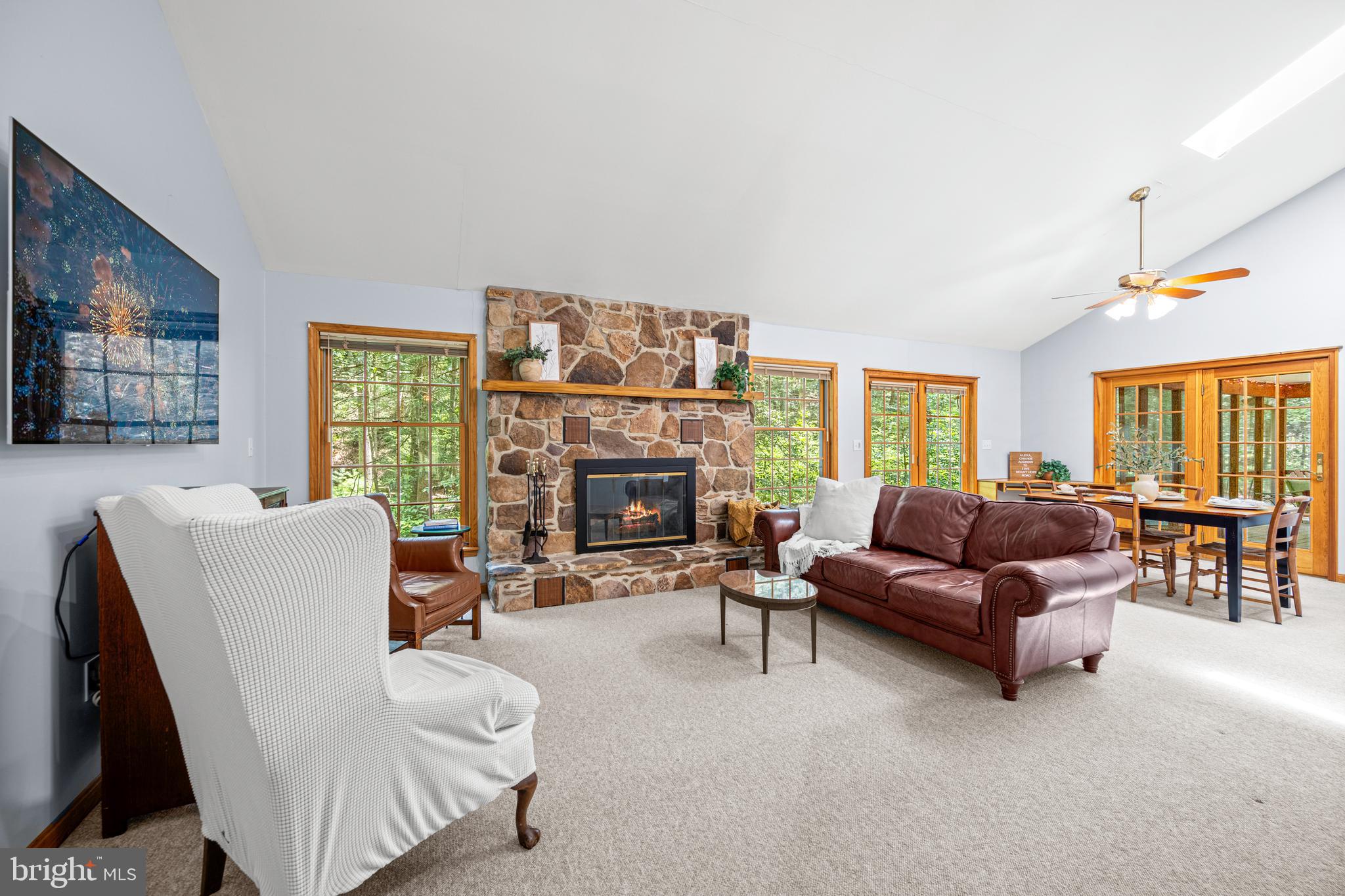 1160 Mt Hope Road Fairfield, PA 17320 - Photo 14 of 34 a living room with furniture and a fireplace