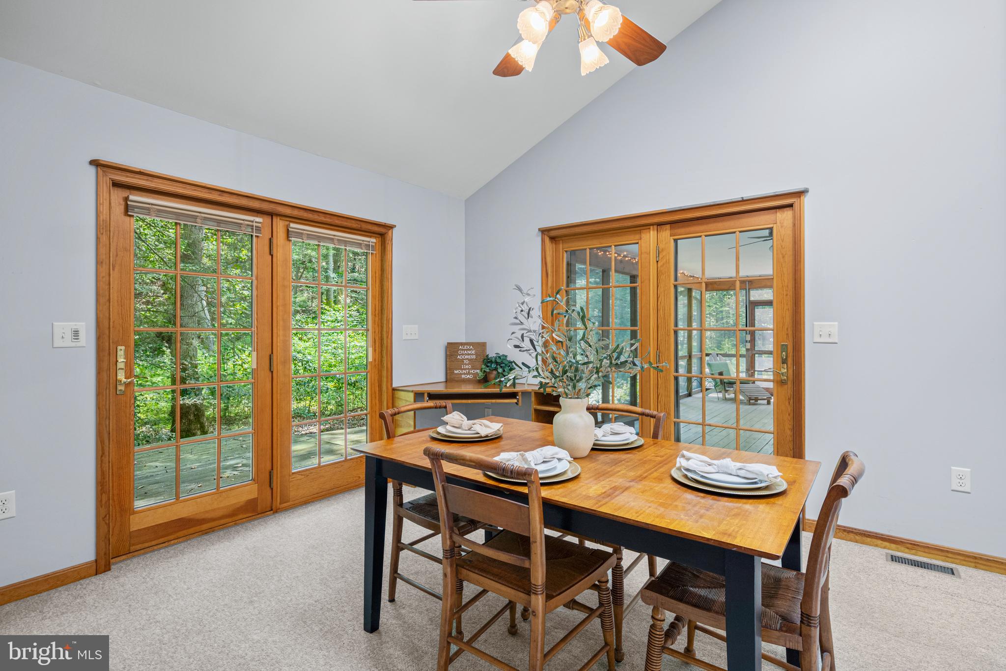 1160 Mt Hope Road Fairfield, PA 17320 - Photo 16 of 34 a view of a dining room with furniture and window