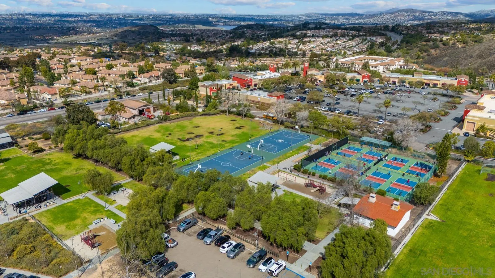 2291 Cabo Bahia Chula Vista, CA 91914 - Photo 44 of 45 an aerial view of residential houses with outdoor space