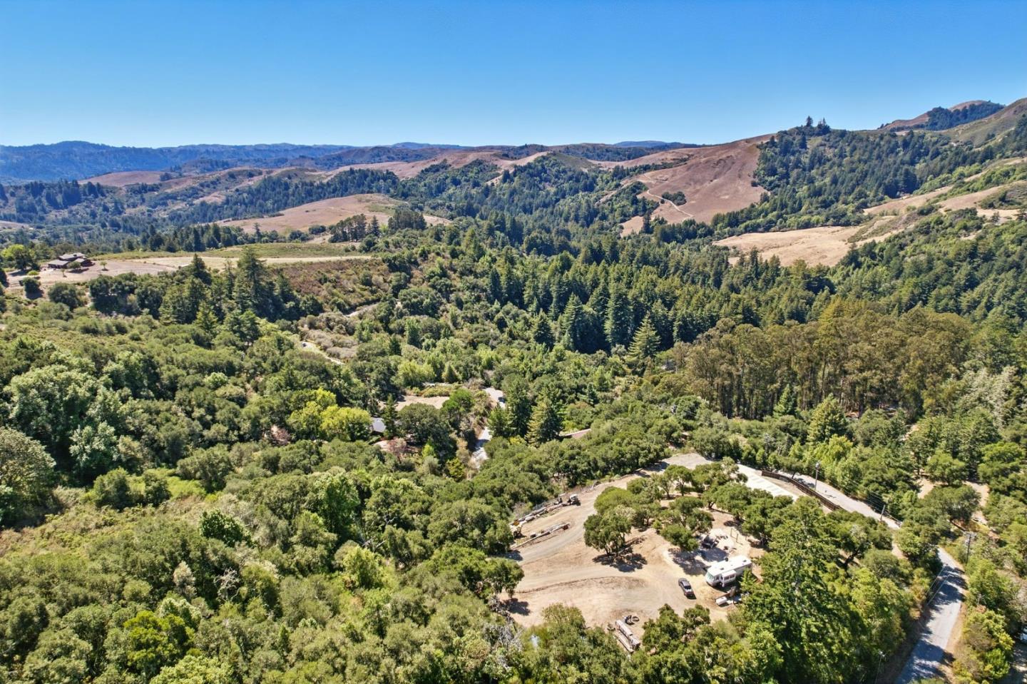 12725 Old La Honda Road Woodside, CA 94062 - Photo 9 of 30 a view of a city with a mountain