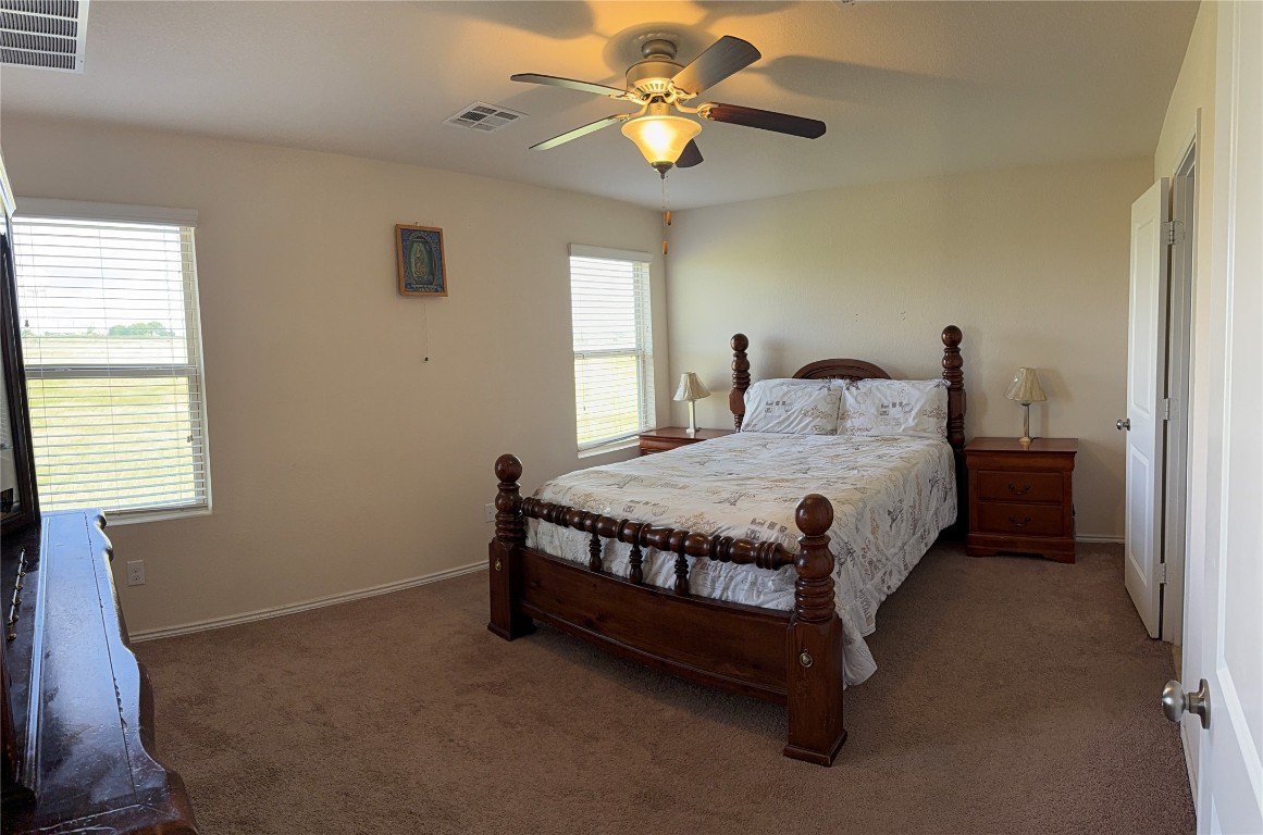 352 Circle Way, Unit 37E Jarrell, TX 76537 - Photo 24 of 39 a bed sitting in a bedroom next to a window