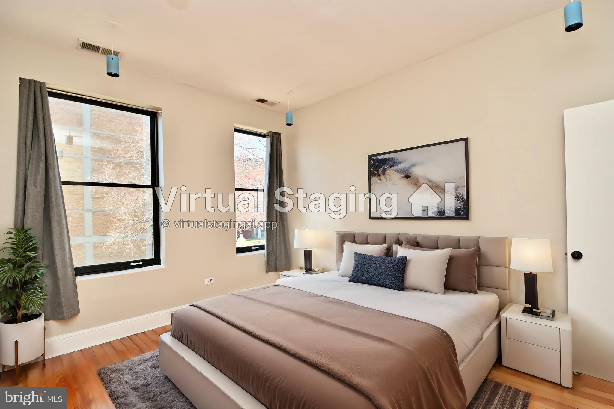 720 13th Street Southeast Washington, DC 20003 - Photo 13 of 47 Unit 1: Bedroom Virtual Staging