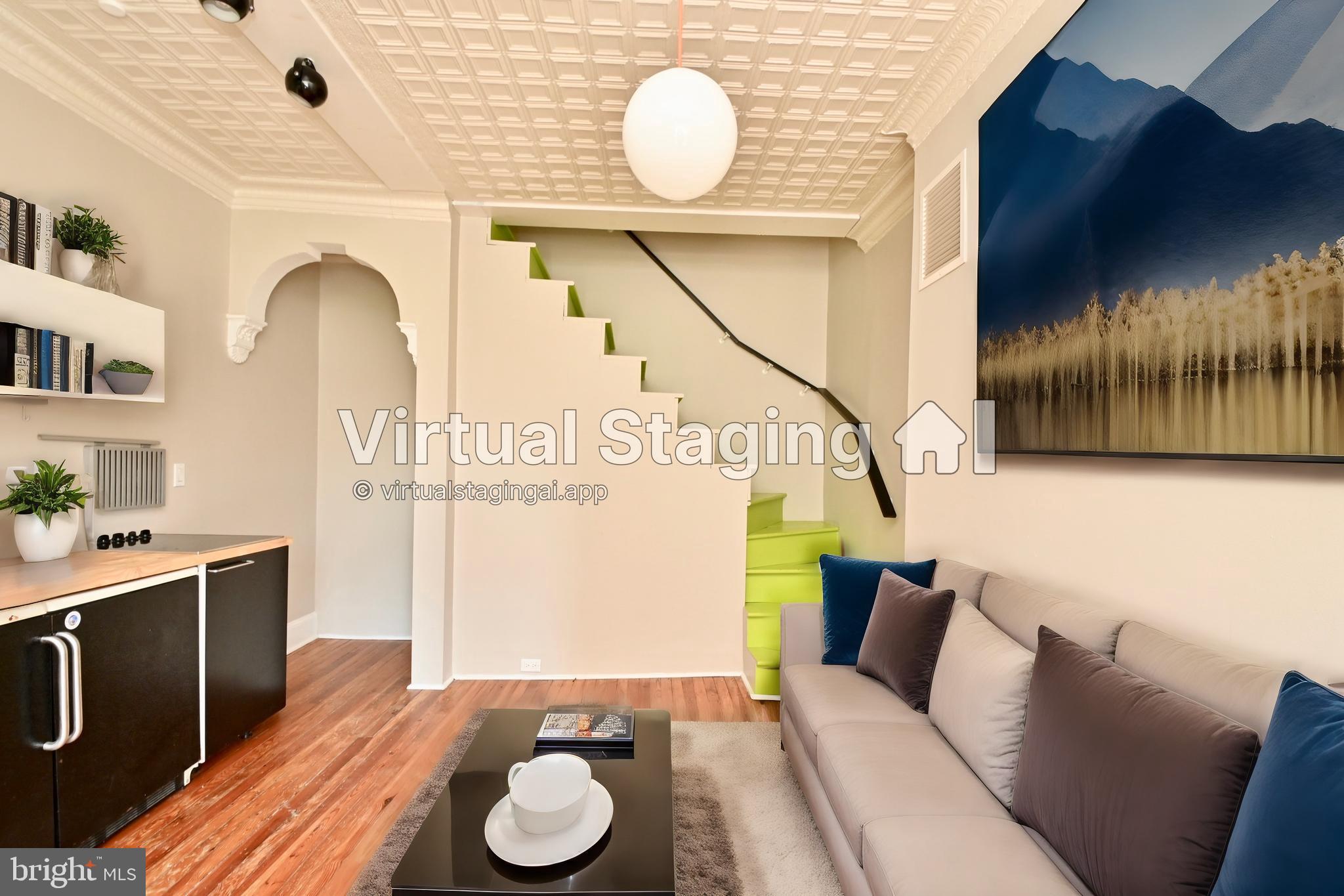 720 13th Street Southeast Washington, DC 20003 - Photo 5 of 47 Unit 1: Living Room Virtual Staging