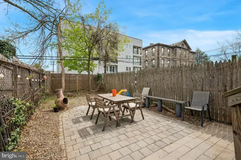 a view of outdoor space yard deck patio and outdoor seating