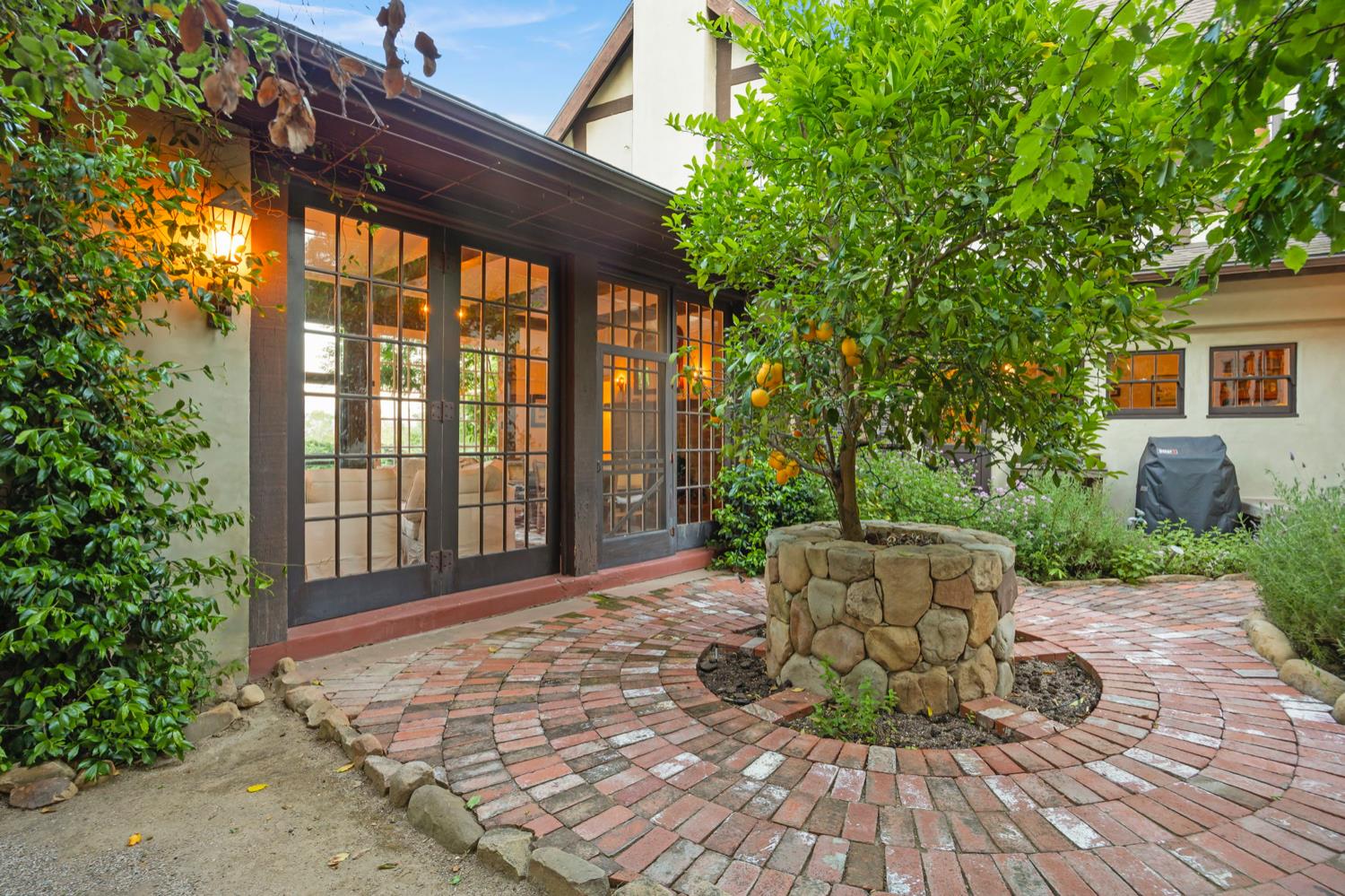 520 Foothill Road Ojai, CA 93023 - Photo 21 of 45 a view of a two chairs in the patio