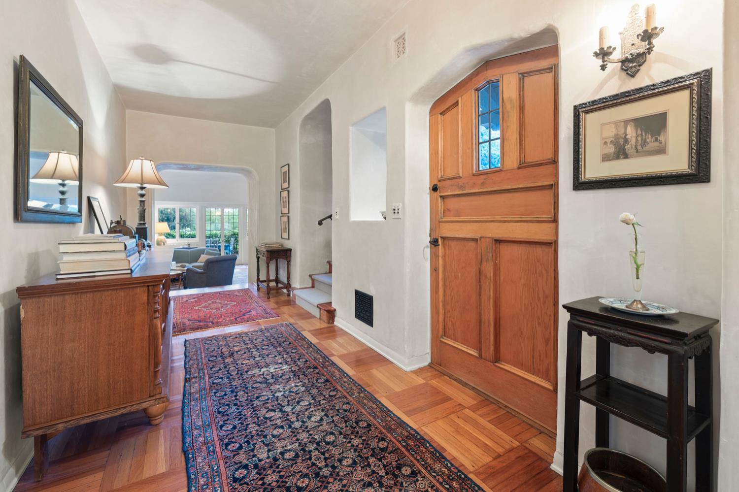 520 Foothill Road Ojai, CA 93023 - Photo 24 of 45 a living room with furniture and a fireplace