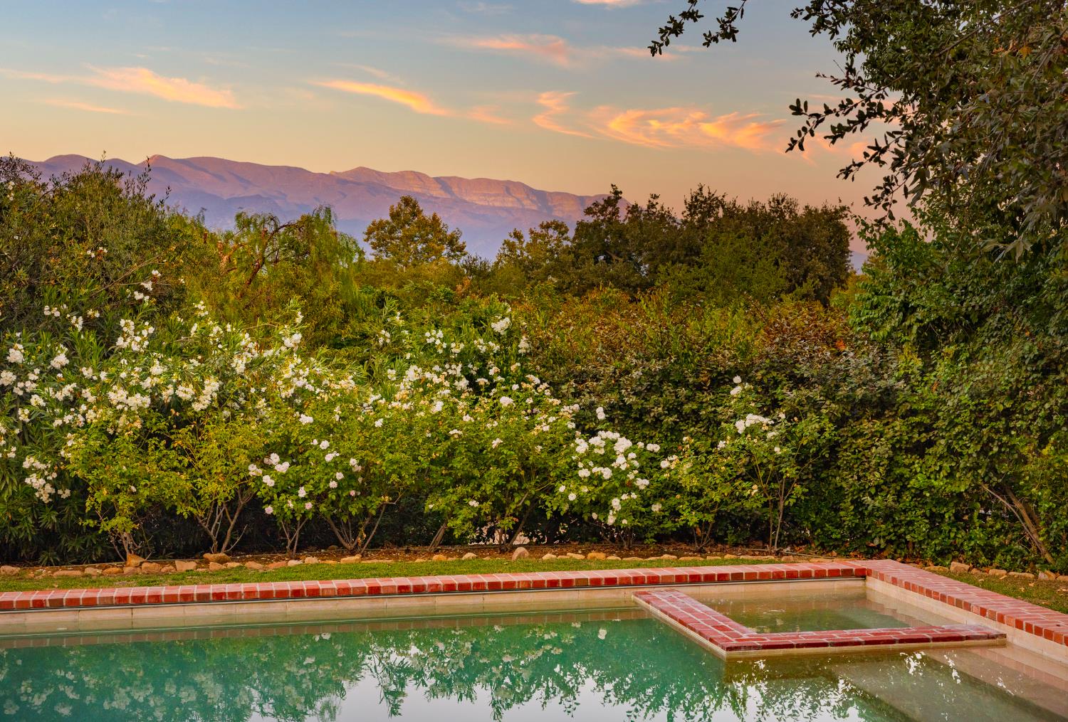 520 Foothill Road Ojai, CA 93023 - Photo 45 of 45 a view of a yard with an outdoor space and seating
