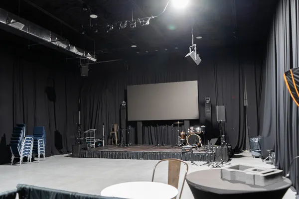 a room with furniture and a flat screen tv