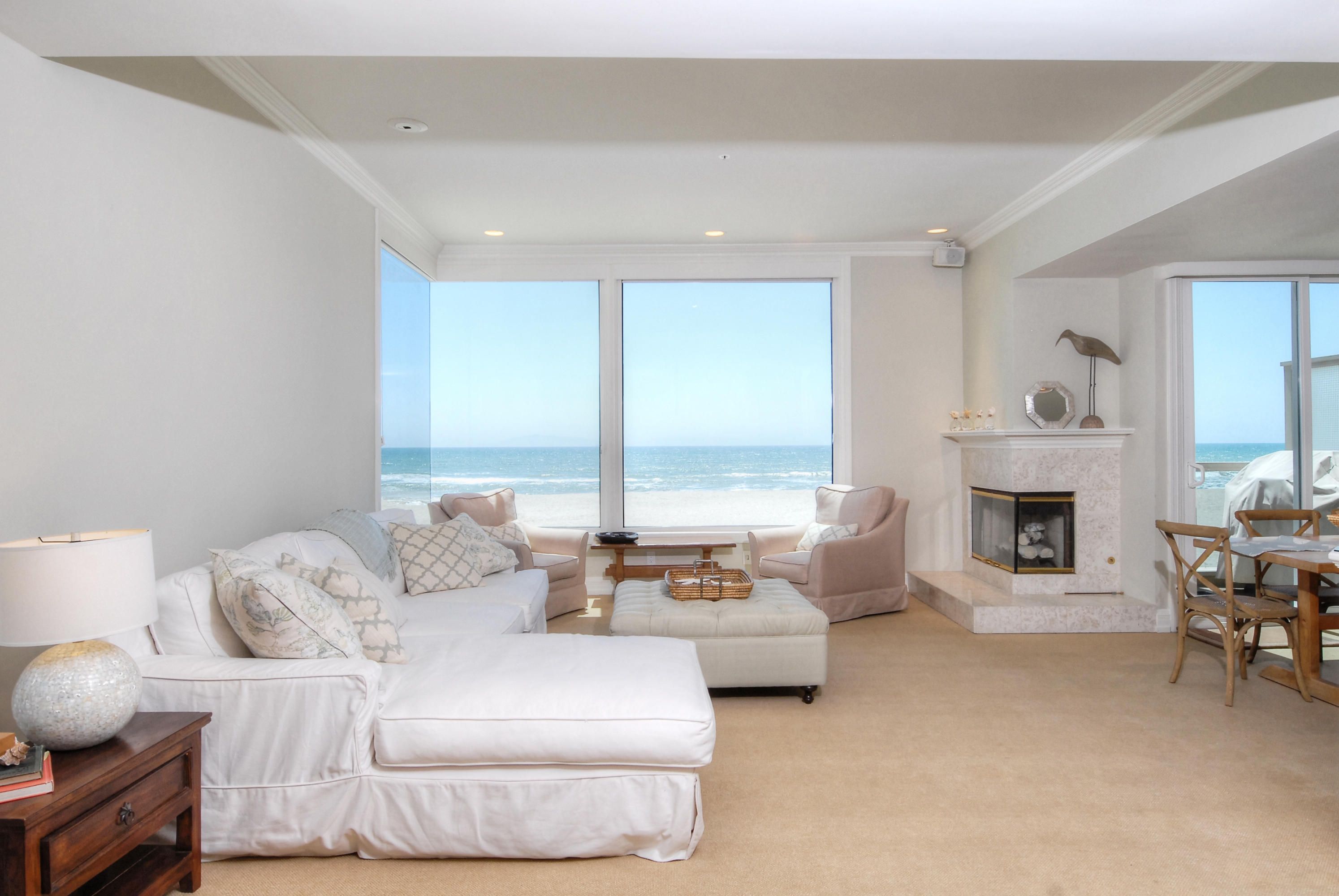 681 Mandalay Beach Road Oxnard, CA 93035 - Photo 6 of 39 a living room with furniture and a fireplace