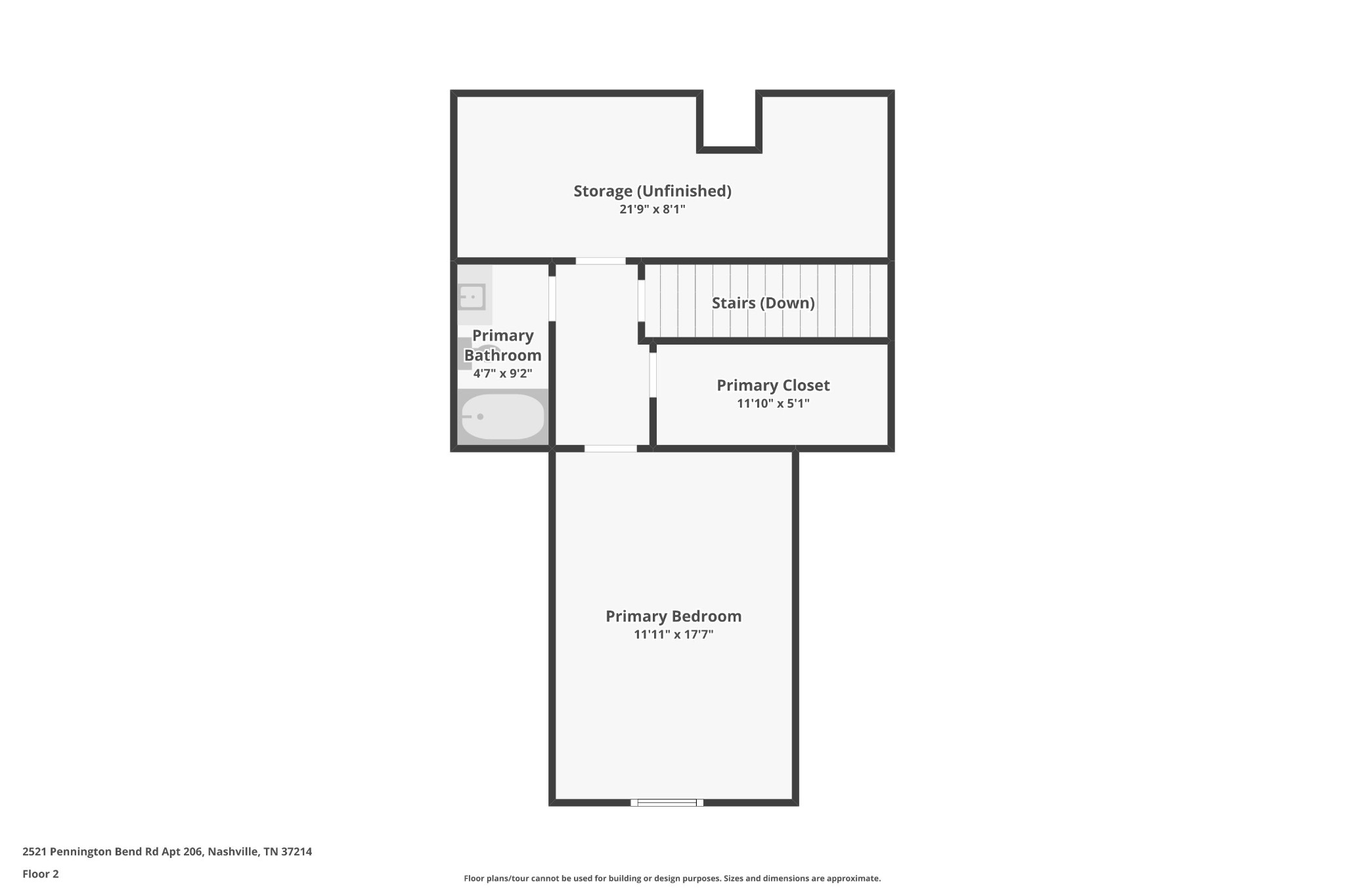 2521 Pennington Bend Road, Unit 206 Nashville, TN 37214 - Photo 34 of 34 a picture of a bench in front of a building