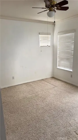 en empty room with windows