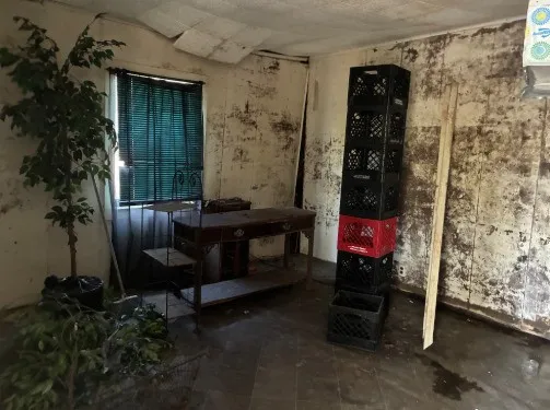 a view of a room with storage and utility room