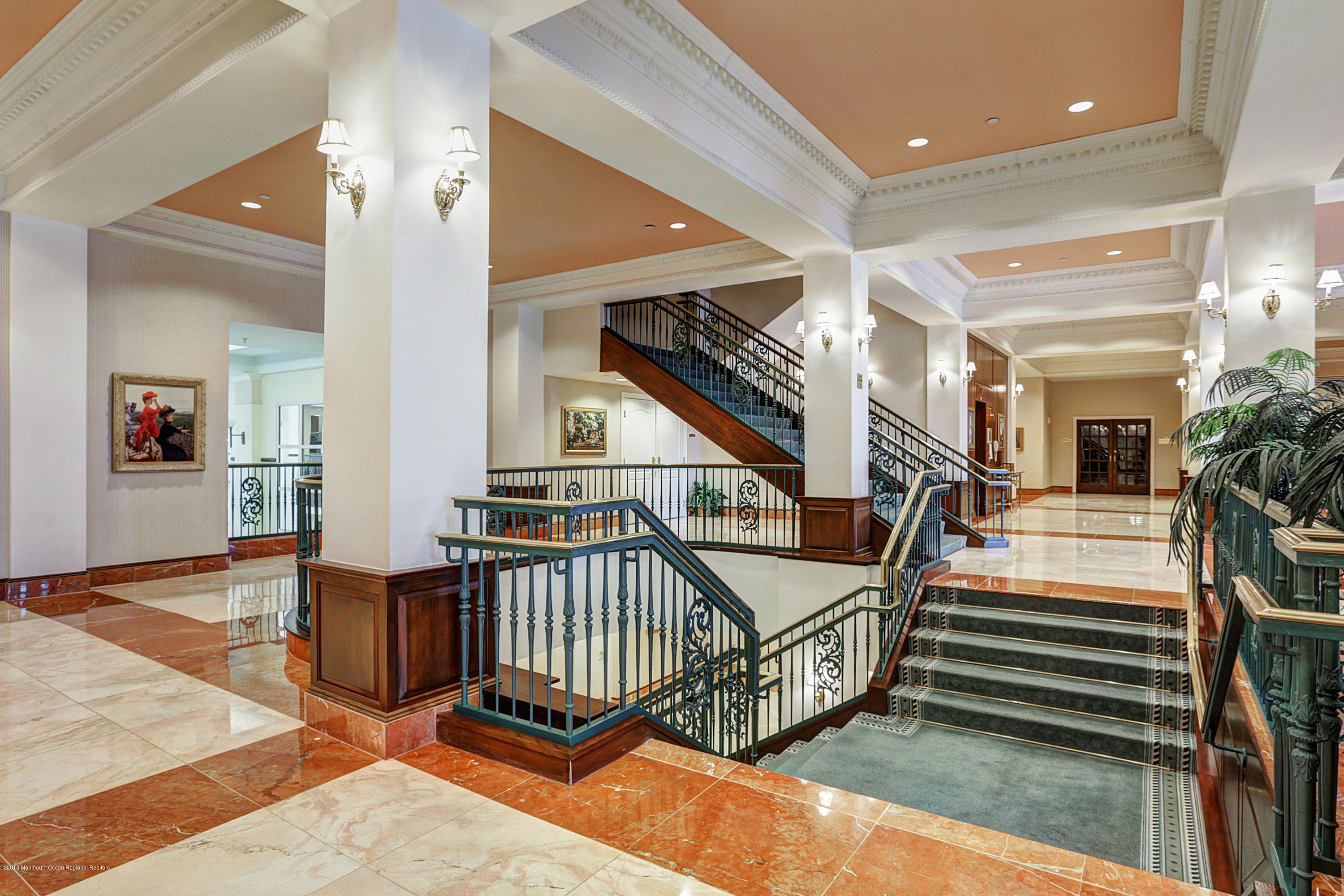 700 Ocean Avenue, Unit 437 Spring Lake, NJ 07762 - Photo 13 of 24 an entryway with wooden floor and windows