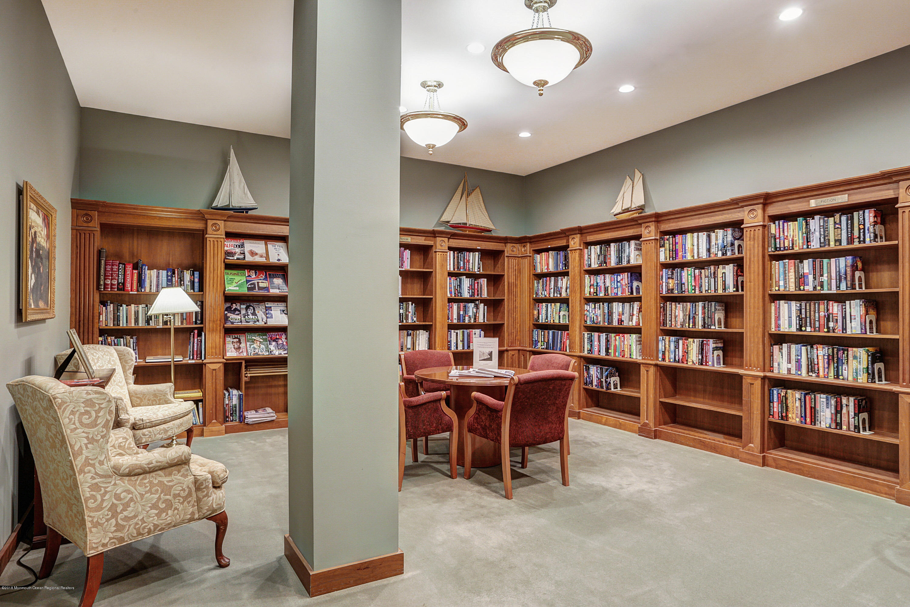 700 Ocean Avenue, Unit 437 Spring Lake, NJ 07762 - Photo 23 of 24 a view of a livingroom with workspace and a window
