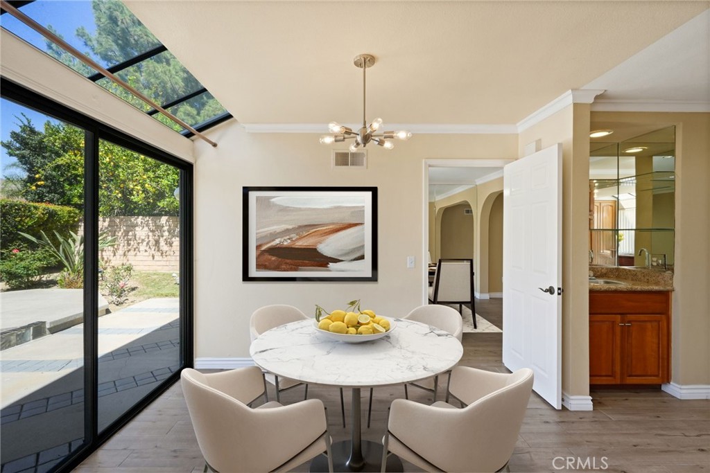19565 Turtle Springs Way Porter Ranch, CA 91326 - Photo 7 of 96 VIRTUALLY STAGED BREAKFAST NOOK