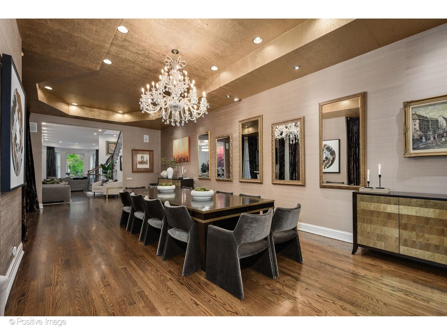 32 East Bellevue Place Chicago, IL 60611 - Photo 14 of 52 a view of a dining room with furniture and wooden floor