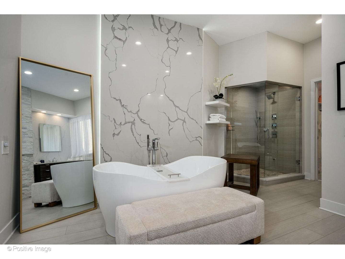 32 East Bellevue Place Chicago, IL 60611 - Photo 26 of 52 a bathroom with a sink toilet and shower