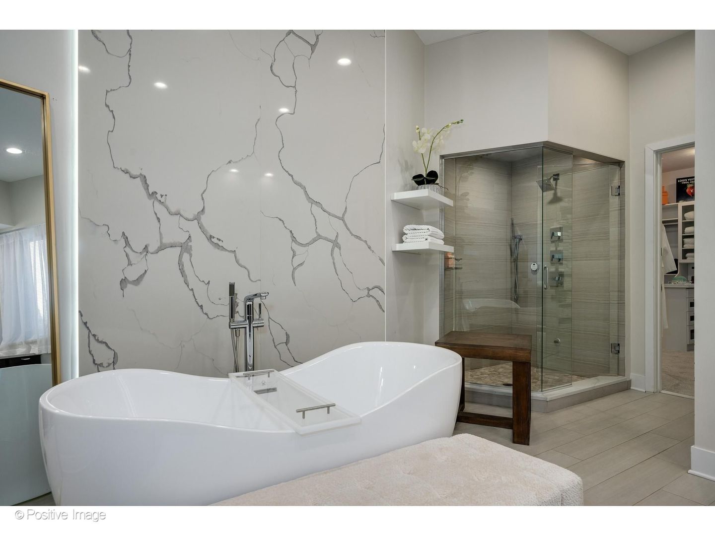 32 East Bellevue Place Chicago, IL 60611 - Photo 28 of 52 a bathroom with a sink toilet and shower