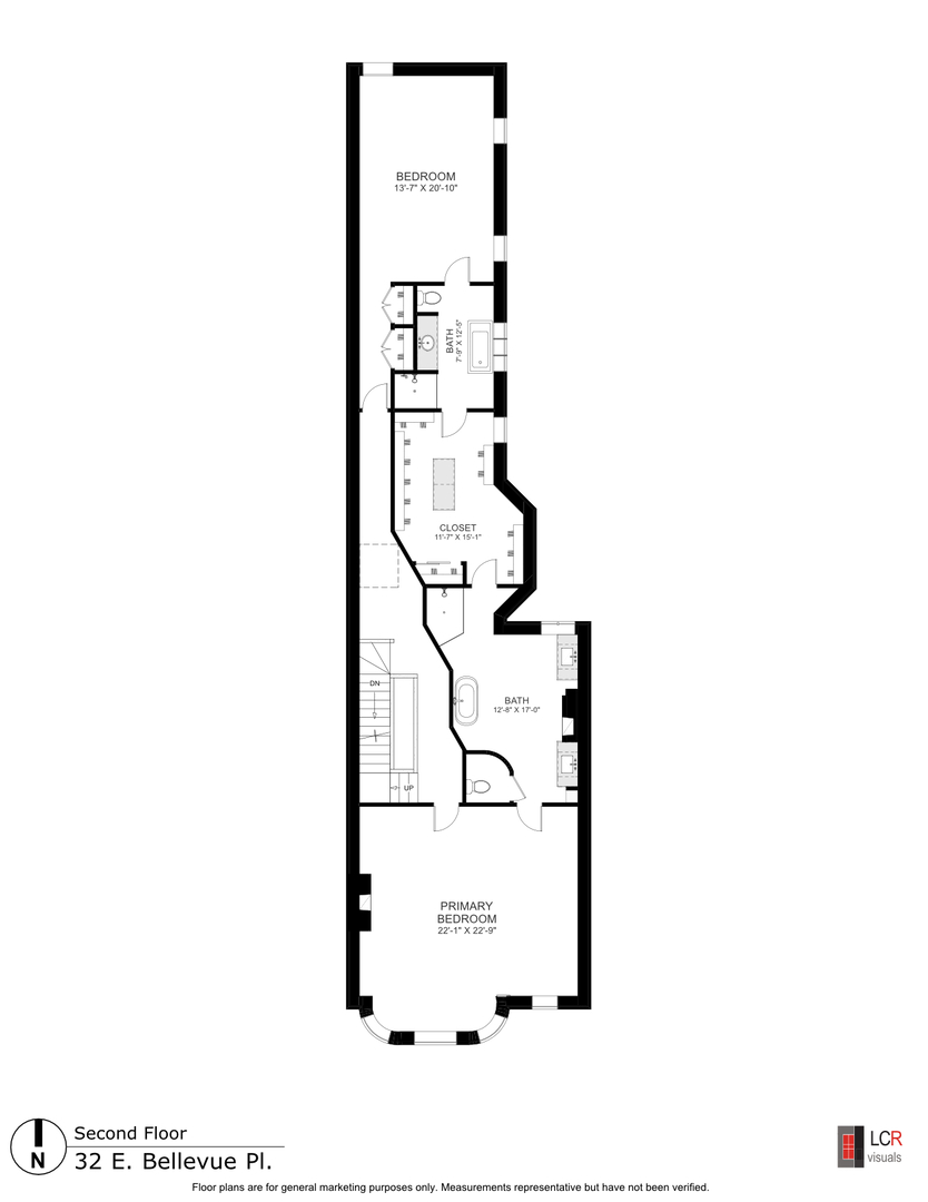 32 East Bellevue Place Chicago, IL 60611 - Photo 50 of 52 a picture of a floor plan