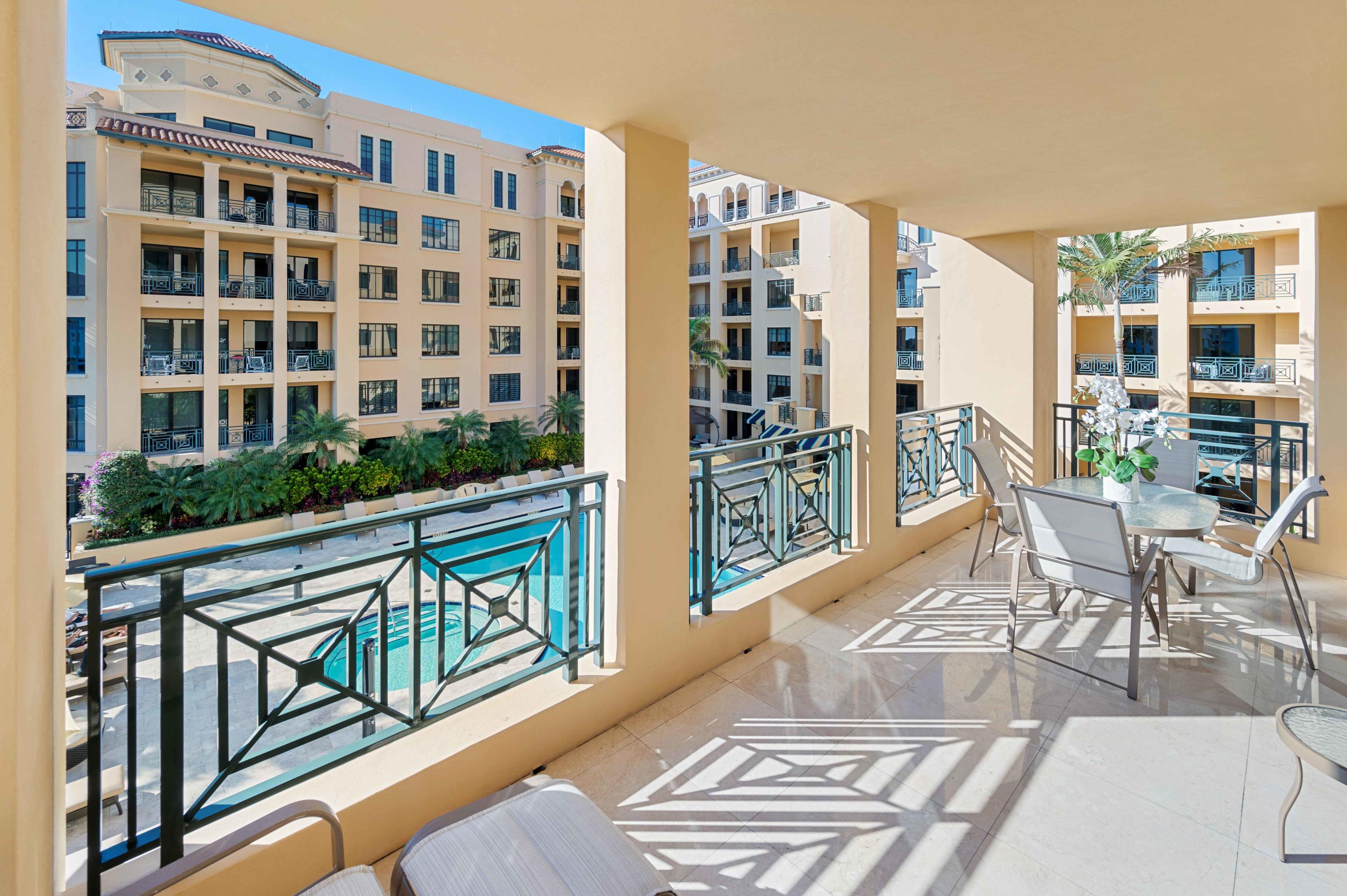 200 East Palmetto Park Road, Unit 614 Boca Raton, FL 33432 - Photo 17 of 54 Spacious Balcony Overlooks Pool