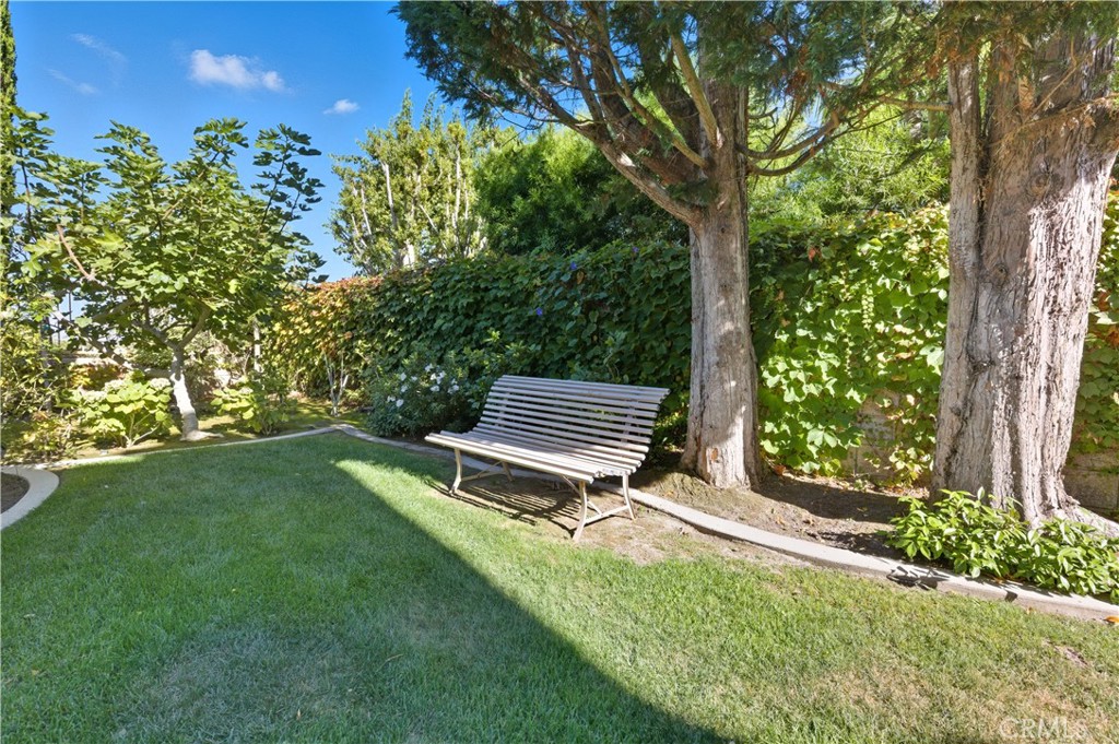 18 Asilomar Road Laguna Niguel, CA 92677 - Photo 39 of 75 a backyard of a house with lots of green space