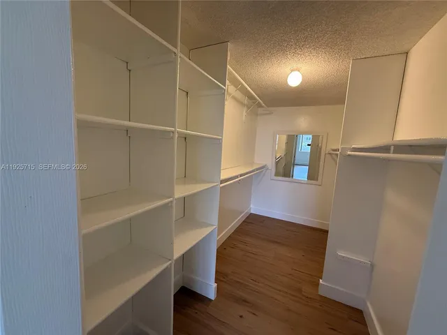 a close view of closet