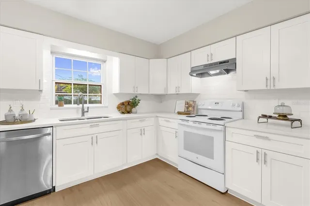 a very nice looking room with a large window