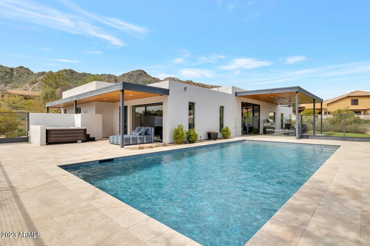 2302 East Mountain View Road Phoenix, AZ 85028 - Photo 4 of 58 Gorgeous Travertine Decking