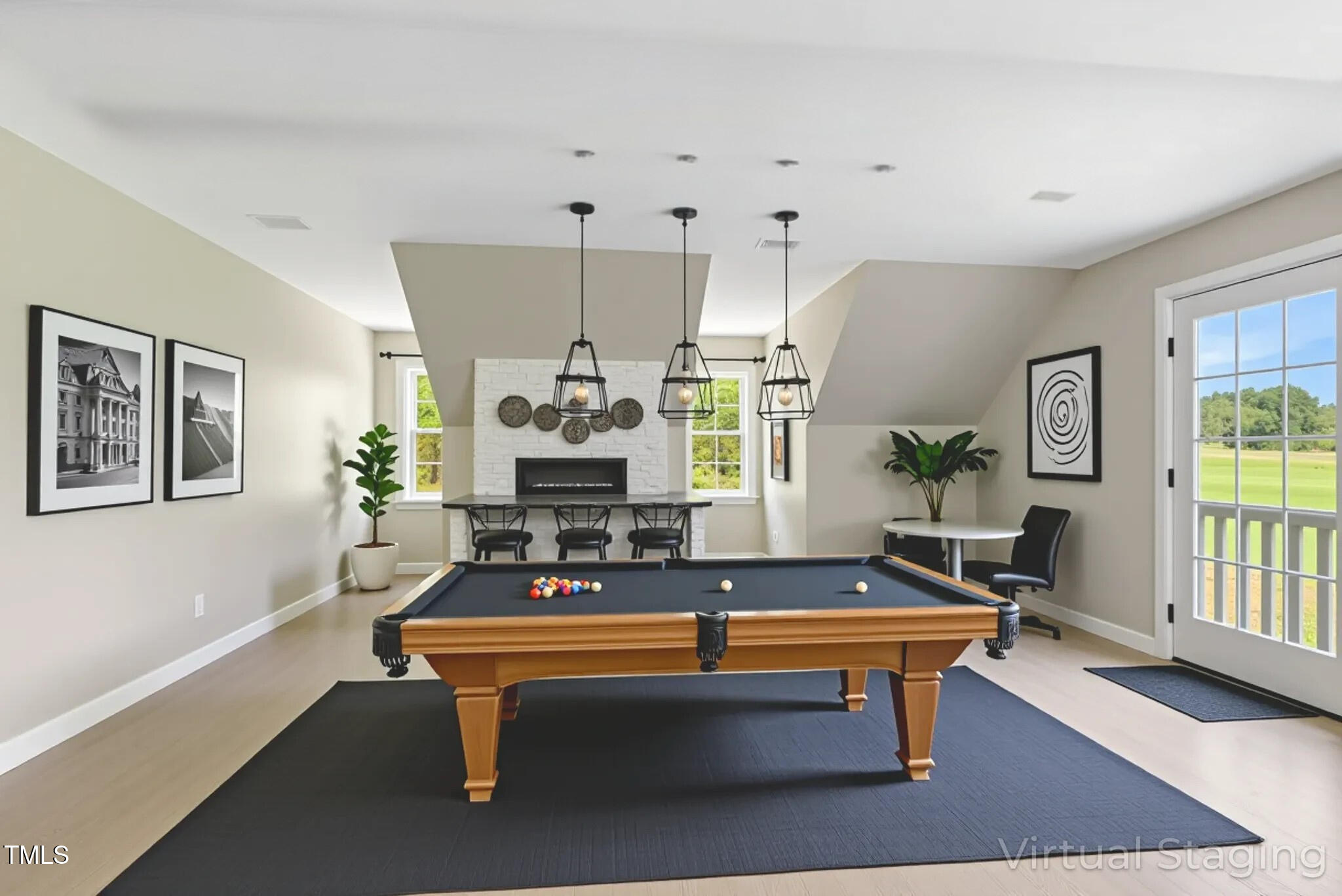 1086 Roberts Chapel Road Stem, NC 27581 - Photo 8 of 33 a living room with furniture a rug and a table