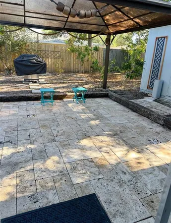 a view of outdoor space with swimming pool