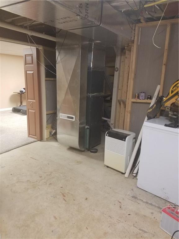 218 Indiana Road Creekside, PA 15732 - Photo 21 of 24 Utility Room off of basement family room showing new furnace/AIR