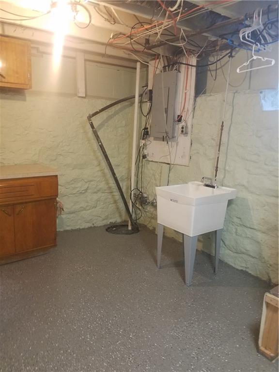 218 Indiana Road Creekside, PA 15732 - Photo 22 of 24 Laundry Room, Electric Box, Newly painted fllor