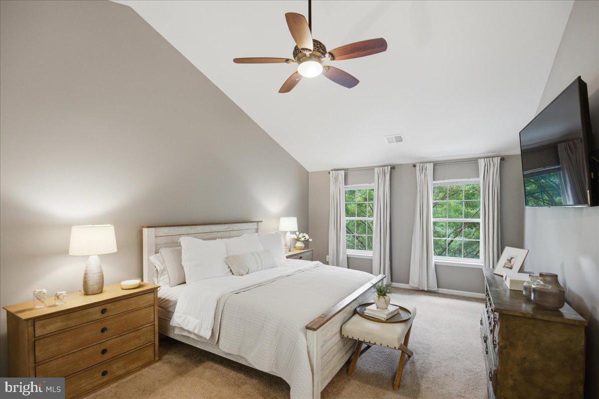 2424 Springbrook Court Huntingtown, MD 20639 - Photo 51 of 103 a bedroom with a bed and a large window