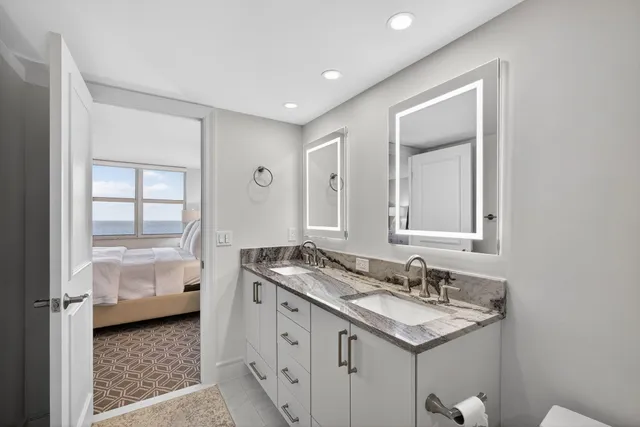 a view of an ocean from a balcony